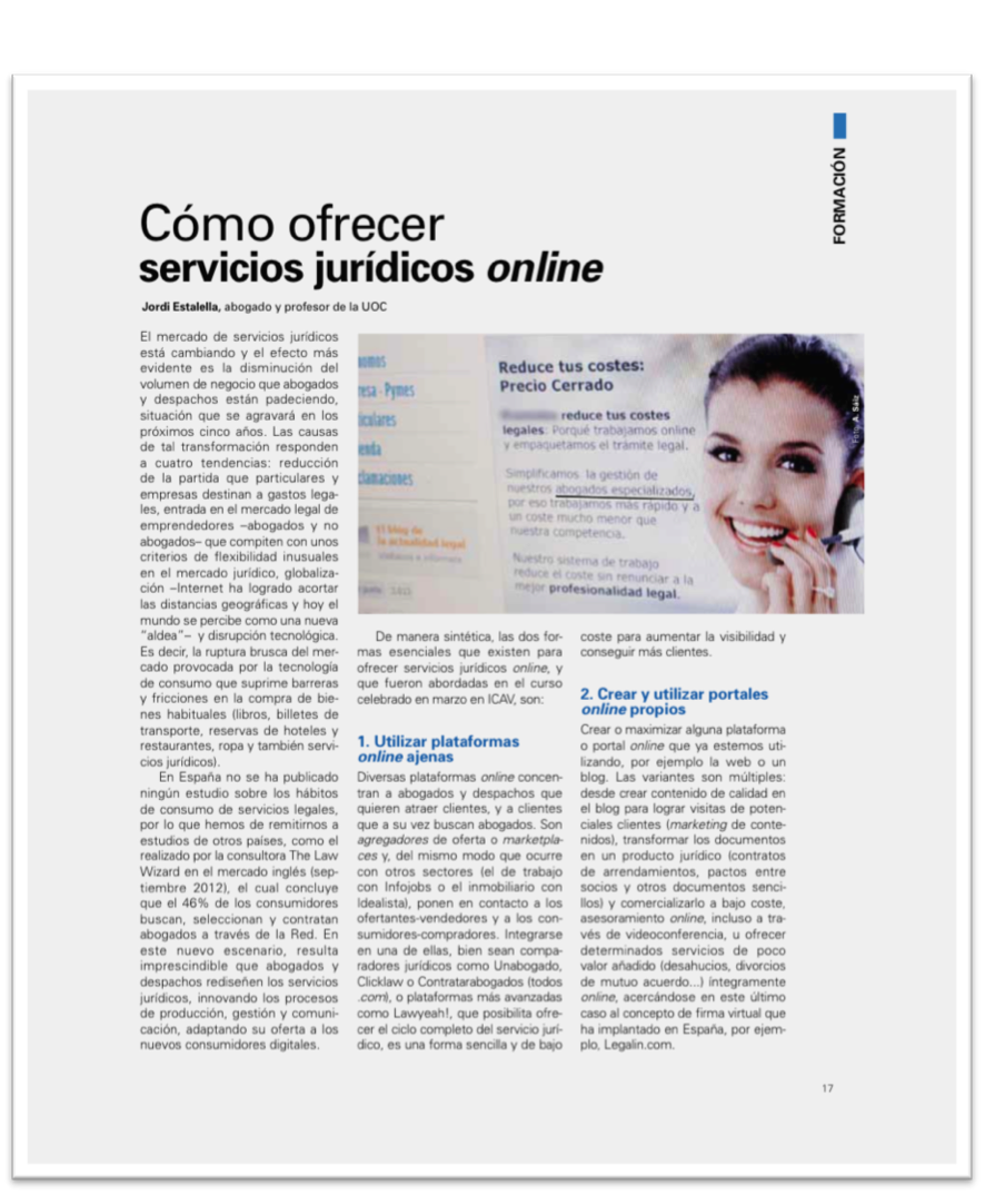 Como ofrecer servicios juridicos online